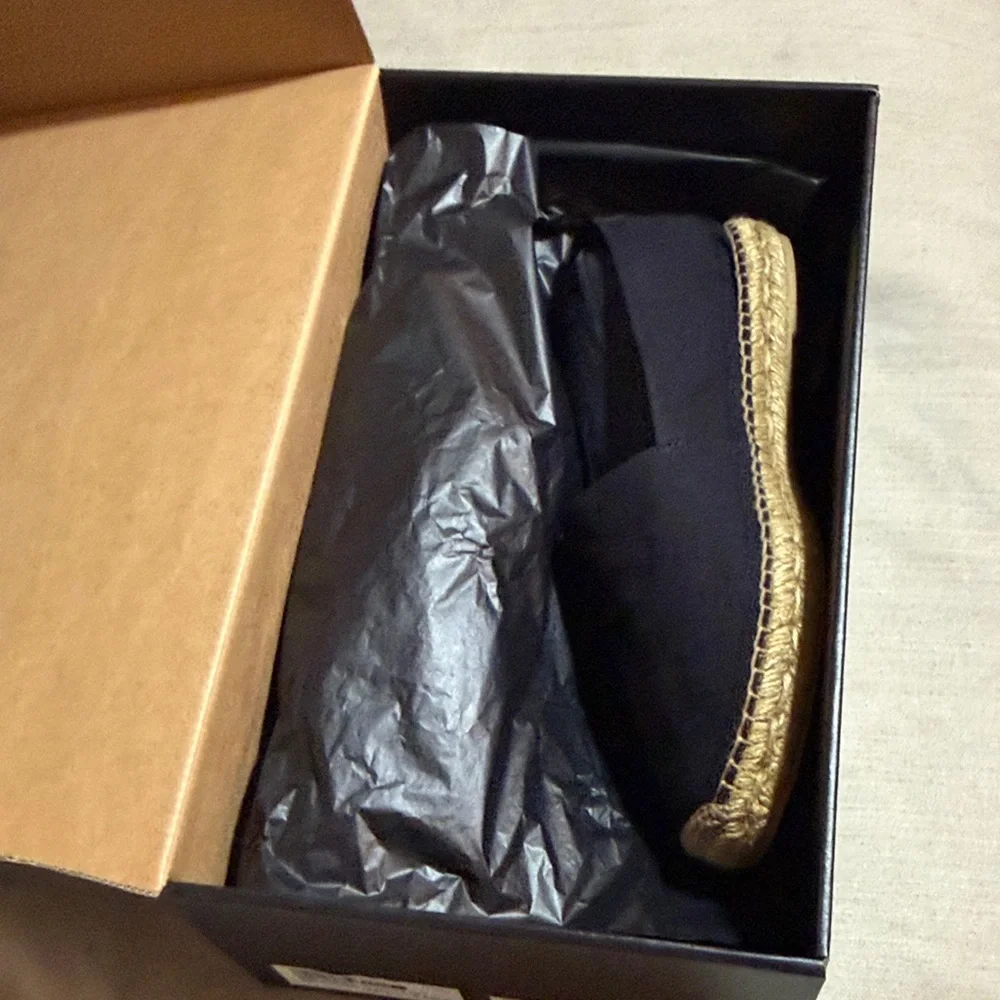 Saint Laurent Black Canvas Loafers - Picture 6 of 7